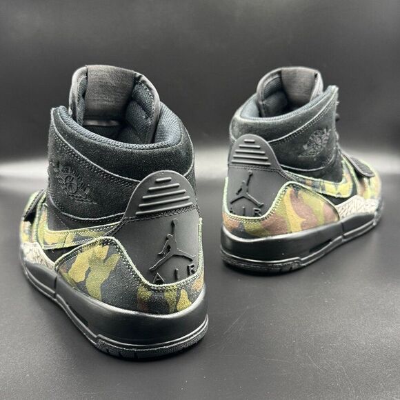 Air Jordan Legacy 312 GS 'Black Camo Green'